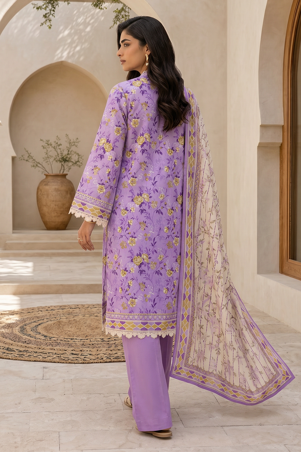 Shirt Shalwar Dupatta - 8061