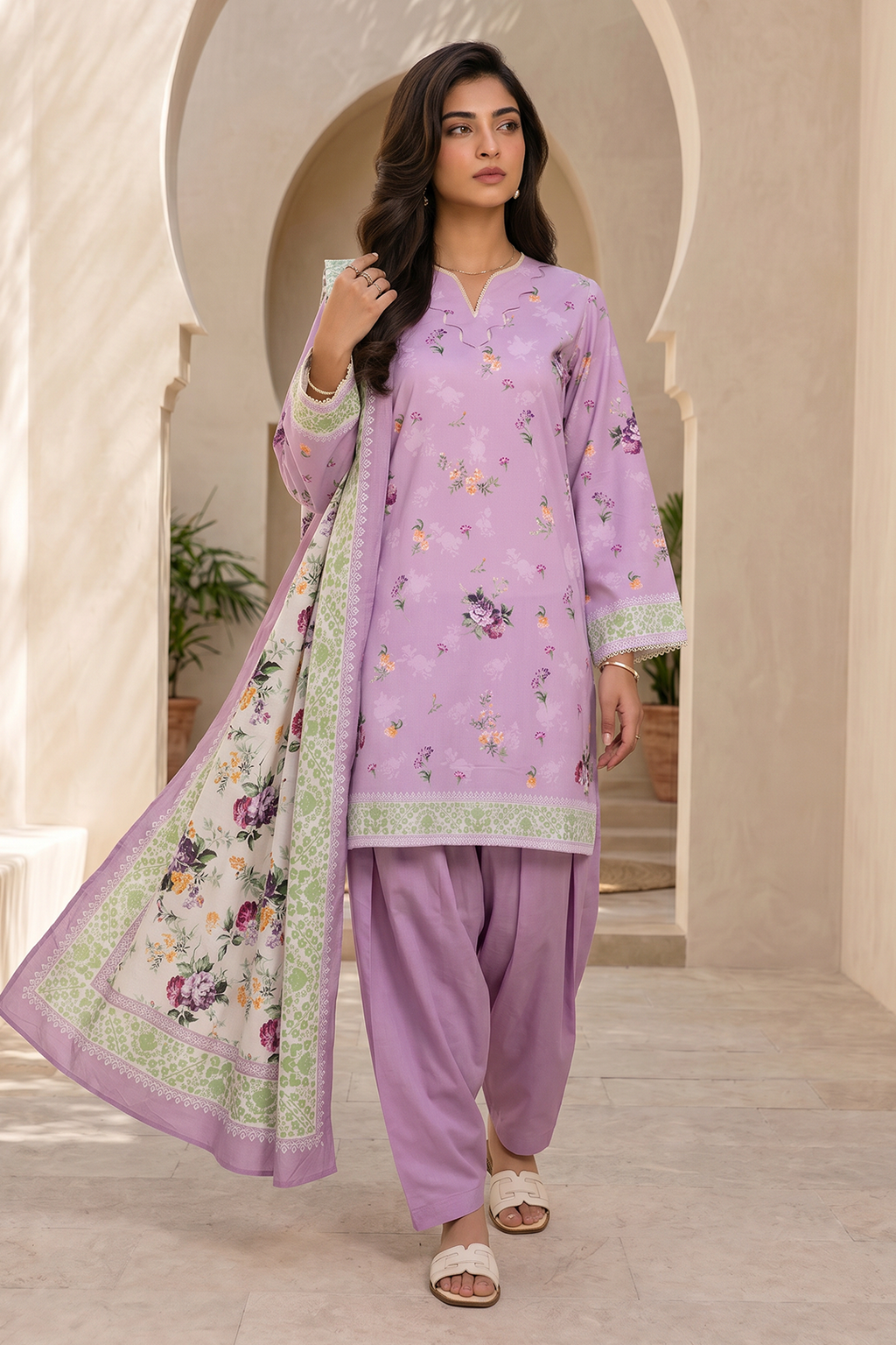 Shirt Shalwar Dupatta - 8063