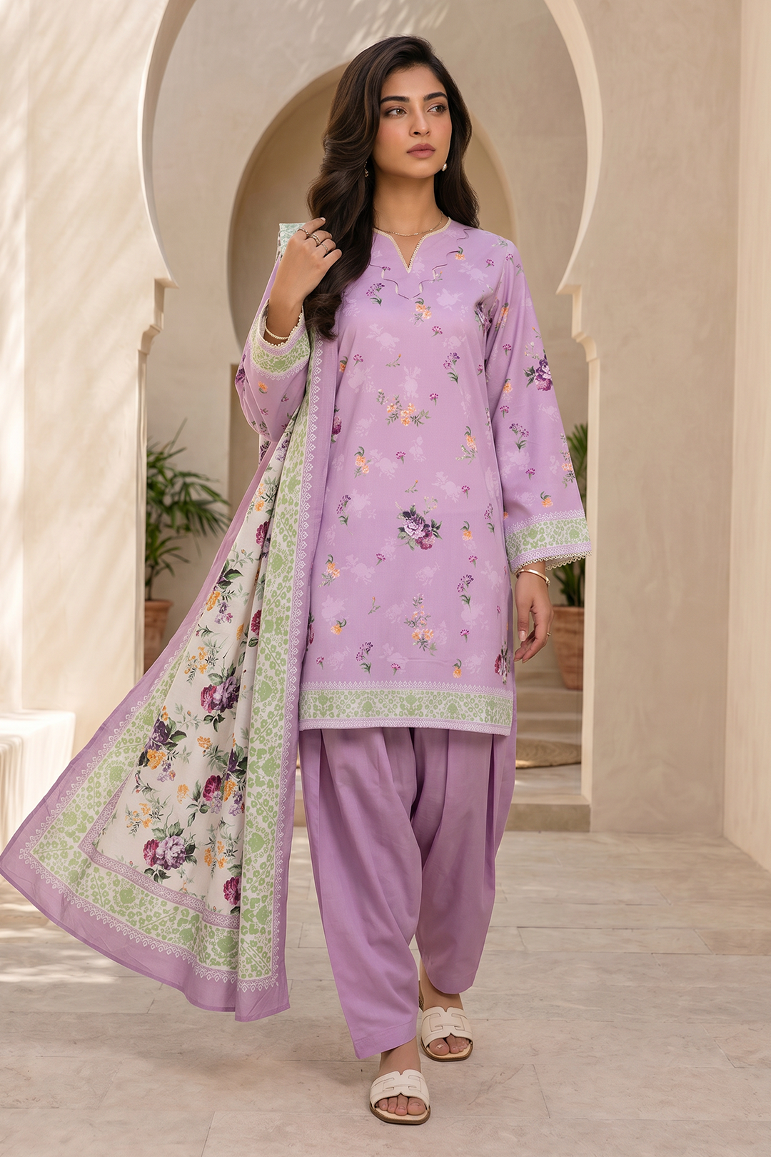 Shirt Shalwar Dupatta - 8063