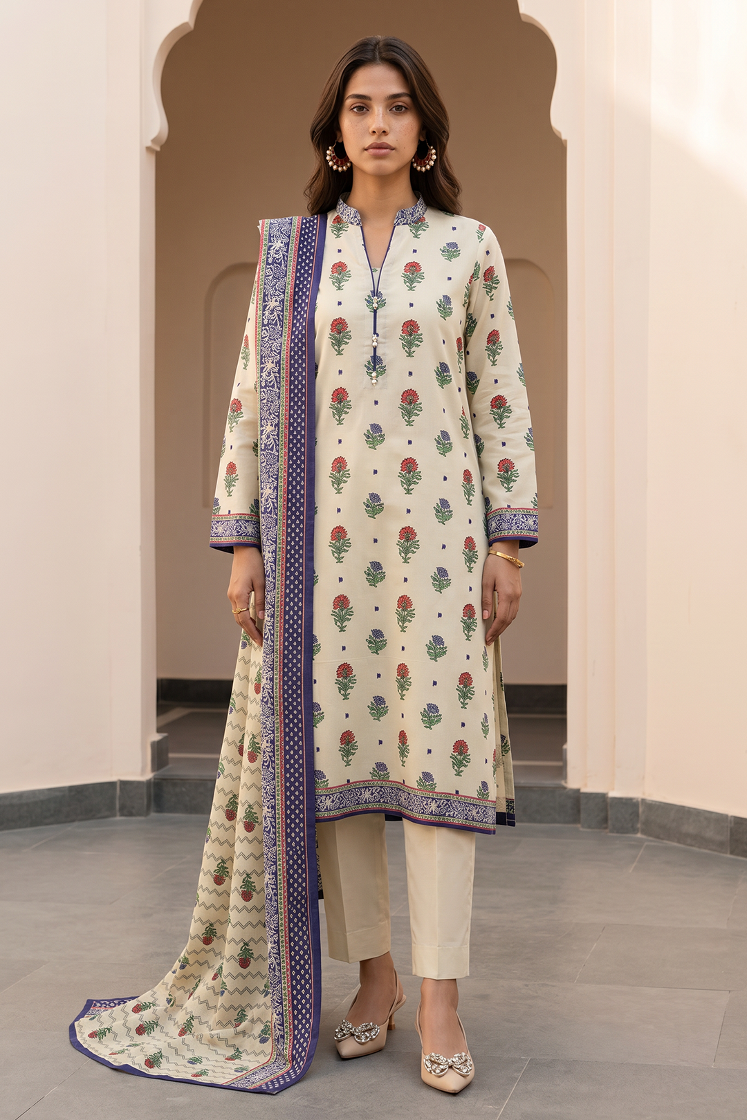 Shirt Shalwar Dupatta - 8065