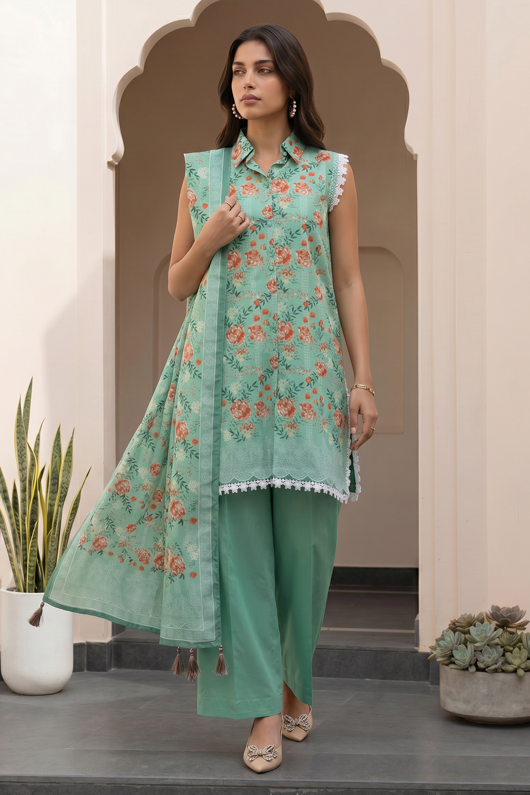 Shirt Shalwar Dupatta - 8069