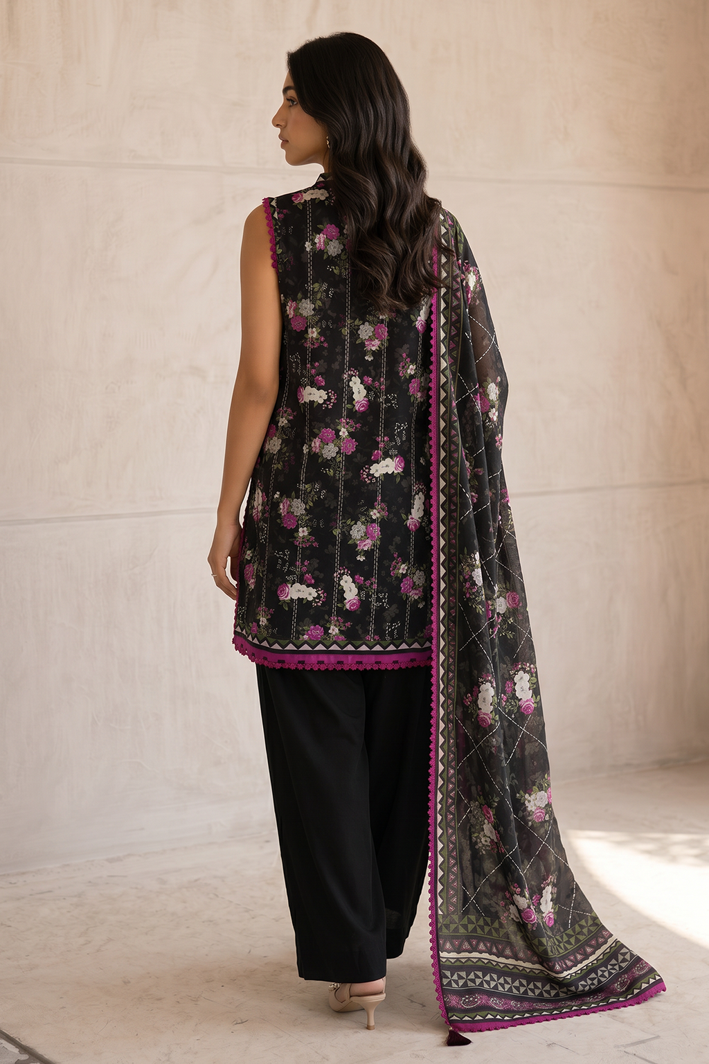 Shirt Shalwar Dupatta - 8074