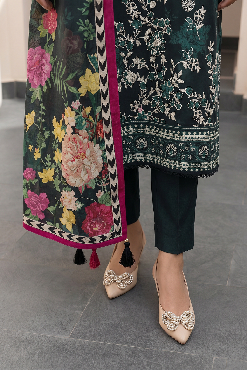 Shirt Shalwar Dupatta - 8075