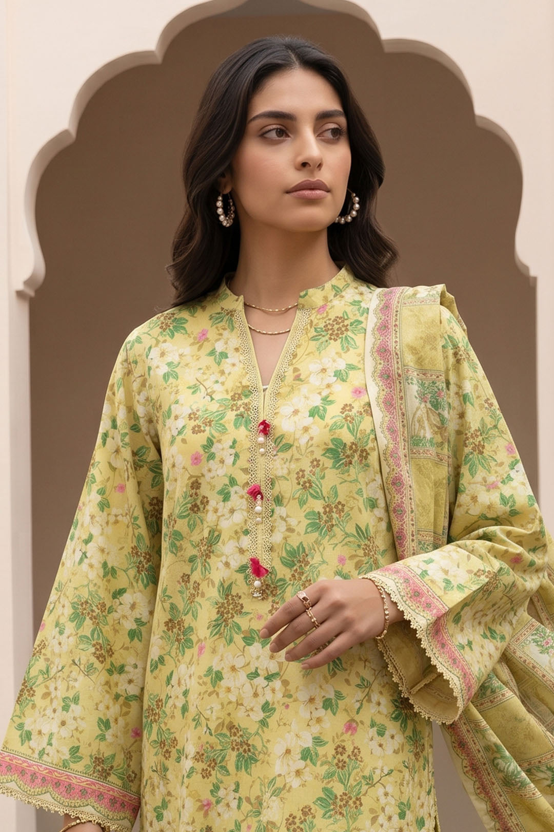 Shirt Shalwar Dupatta - 8076