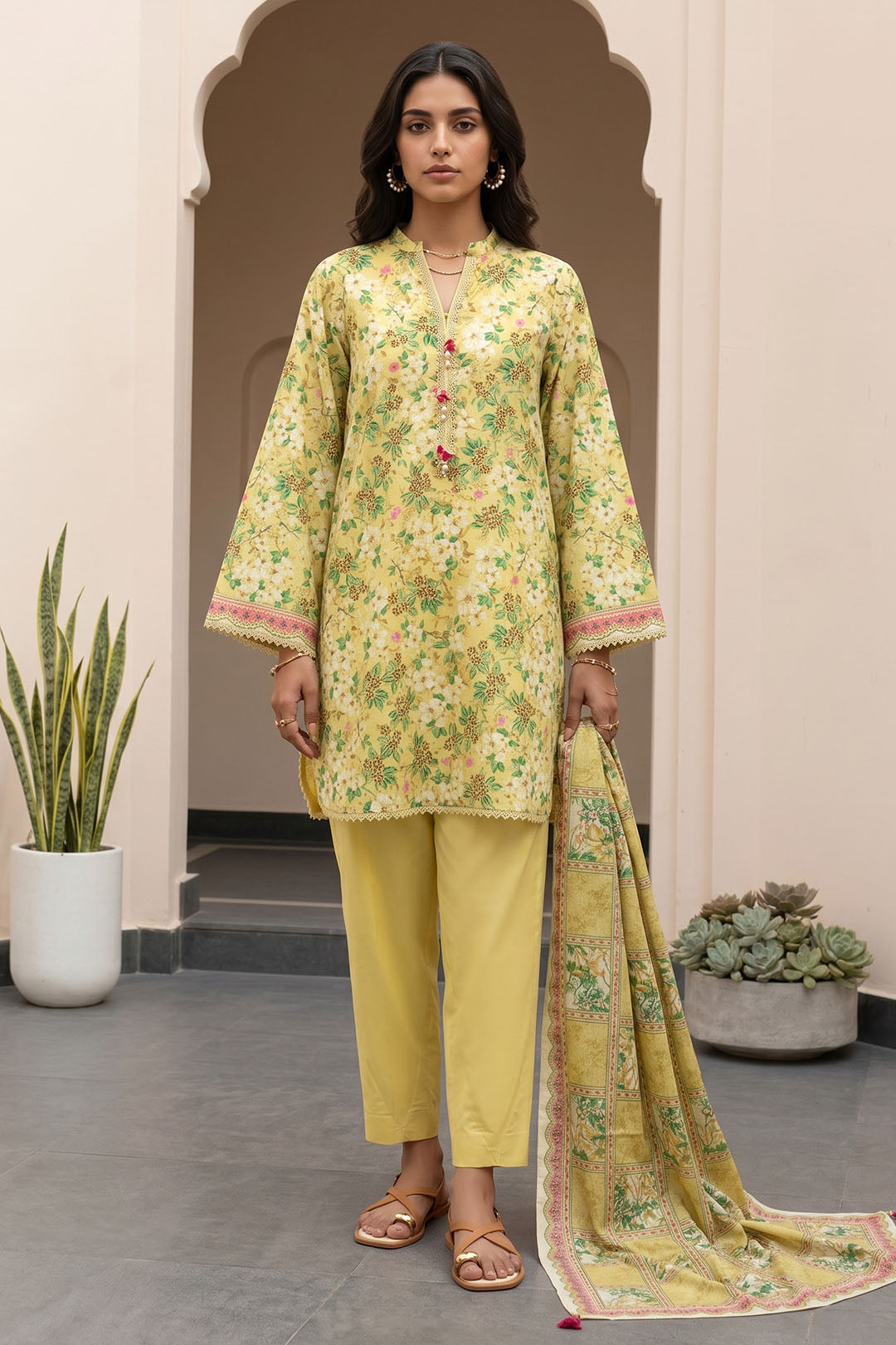 Shirt Shalwar Dupatta - 8076
