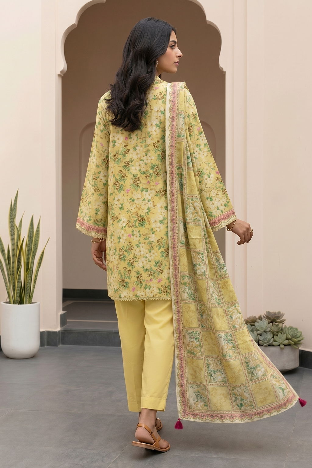 Shirt Shalwar Dupatta - 8076