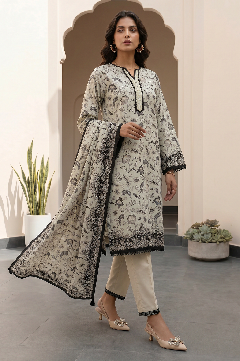 Shirt Shalwar Dupatta - 8080