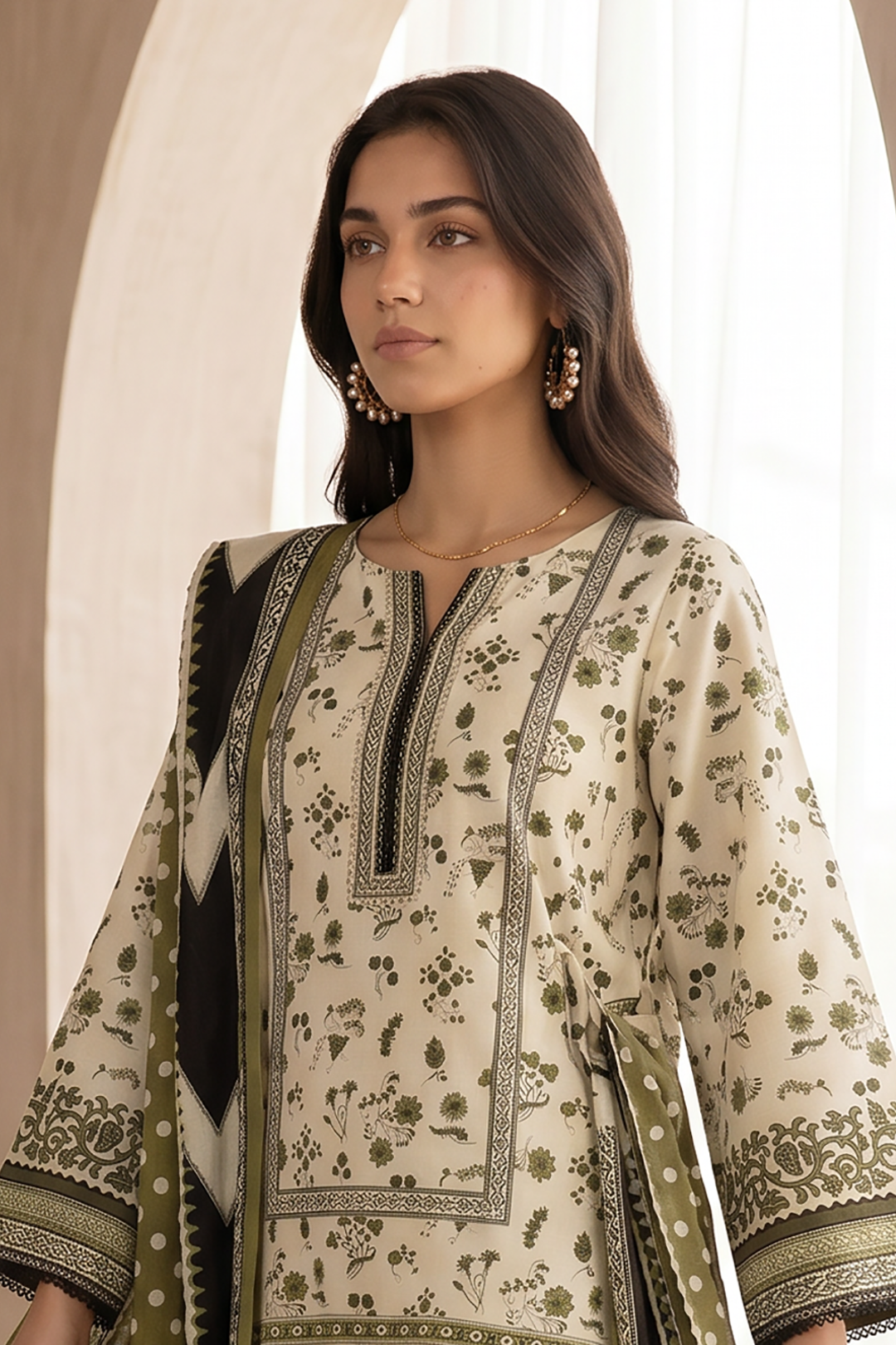 Shirt Shalwar Dupatta - 8081