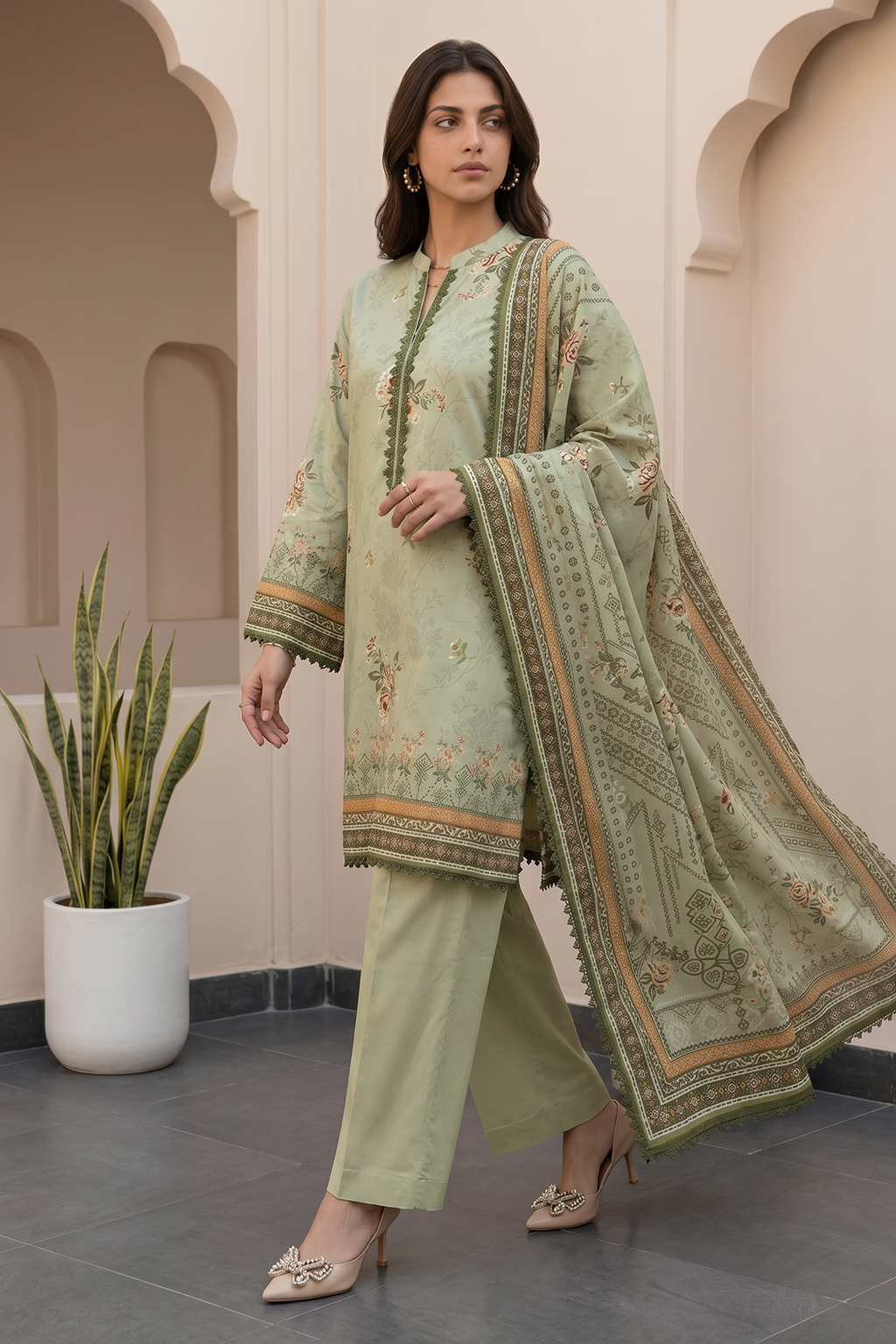 Shirt Shalwar Dupatta - 8083