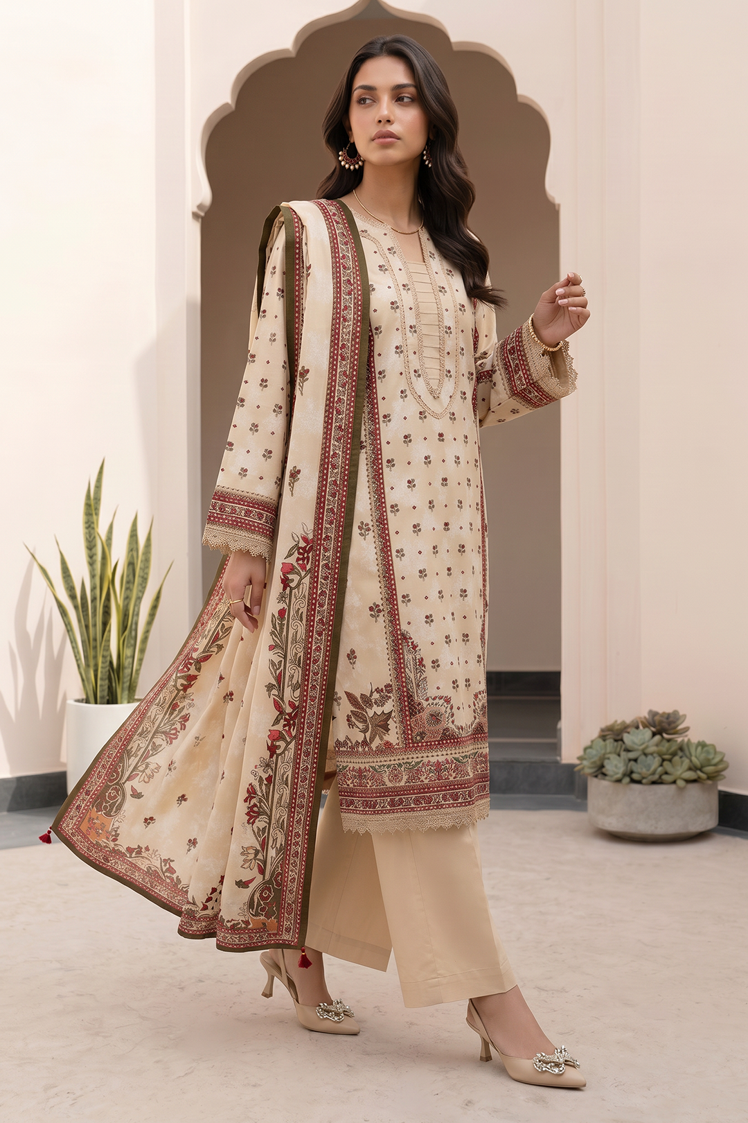 Shirt Shalwar Dupatta - 8086