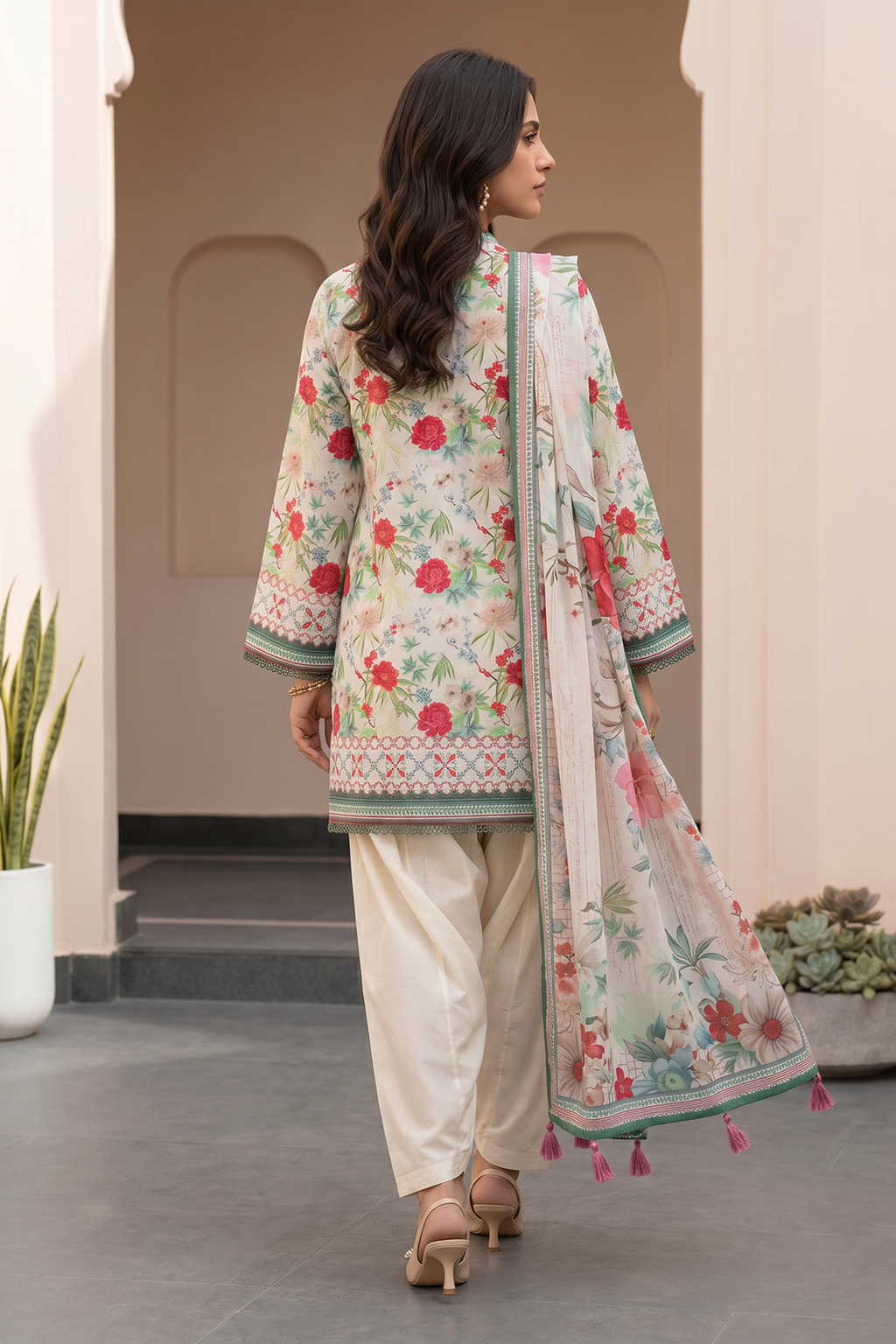 Shirt Shalwar Dupatta - 8090