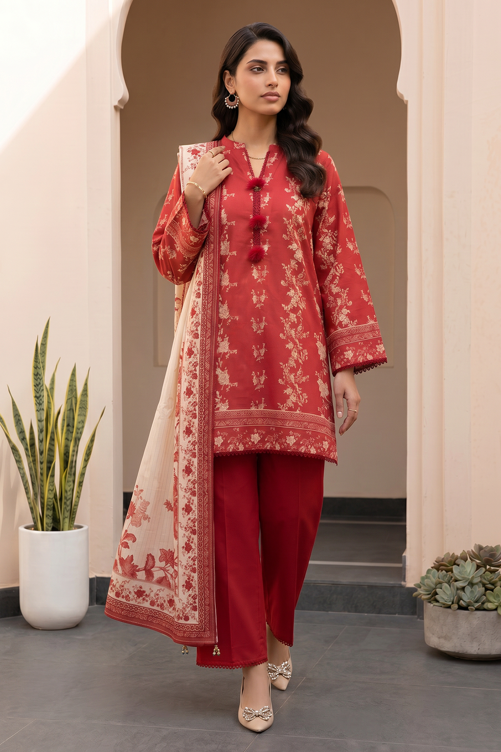 Shirt Shalwar Dupatta - 8094