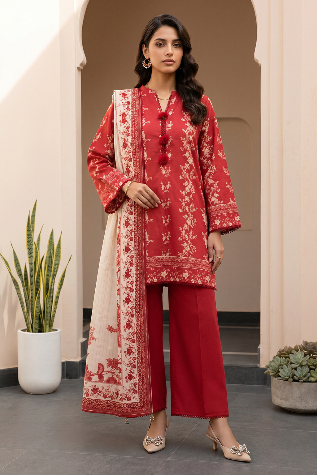 Shirt Shalwar Dupatta - 8094
