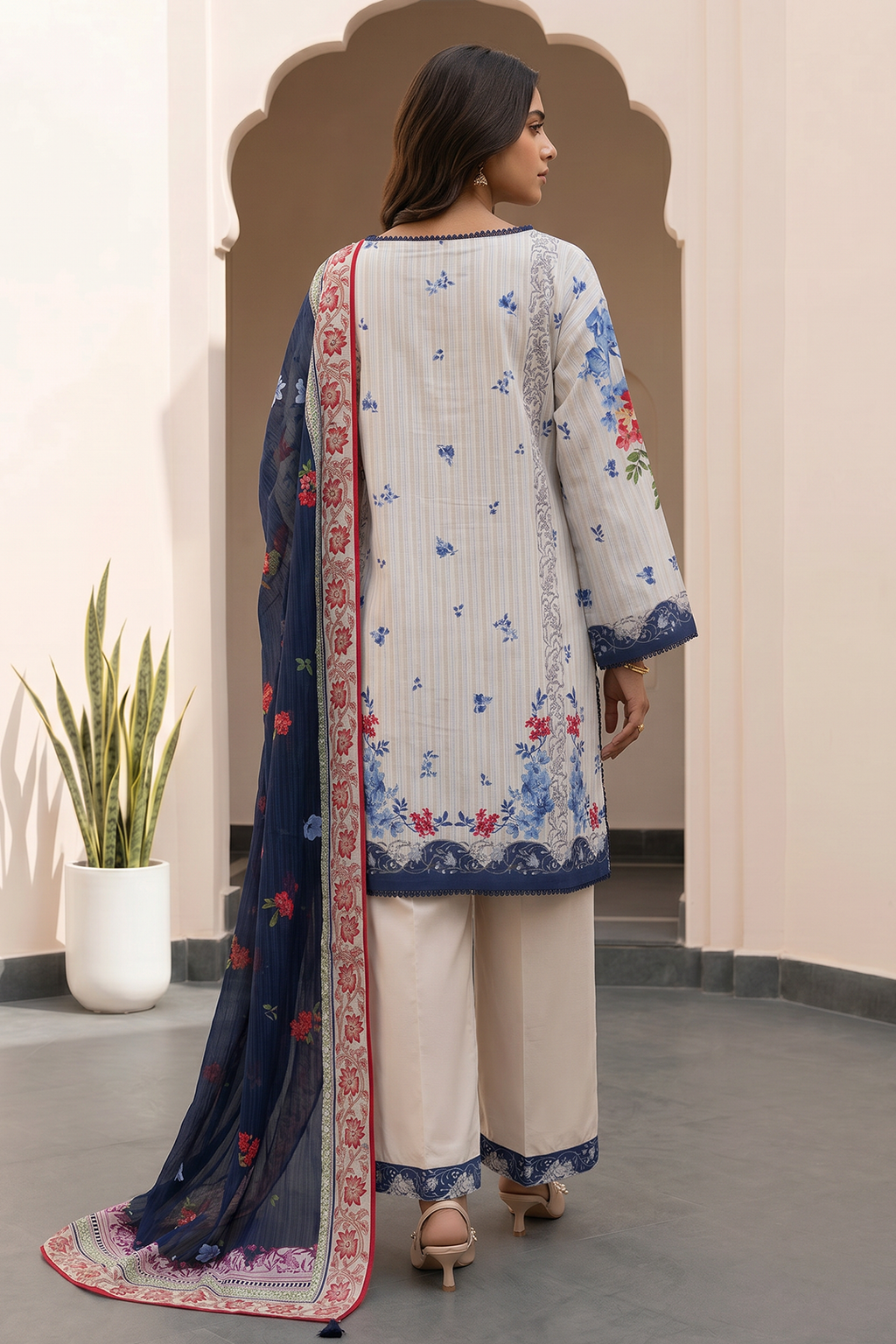 Shirt Shalwar Dupatta - 8095