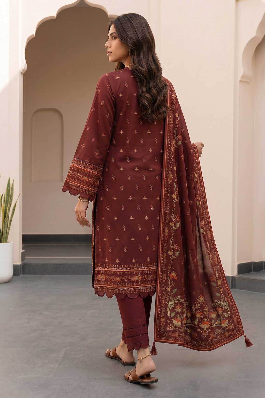 Shirt Shalwar Dupatta - 8096