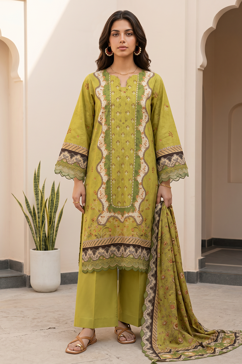 Shirt Shalwar Dupatta - 8098