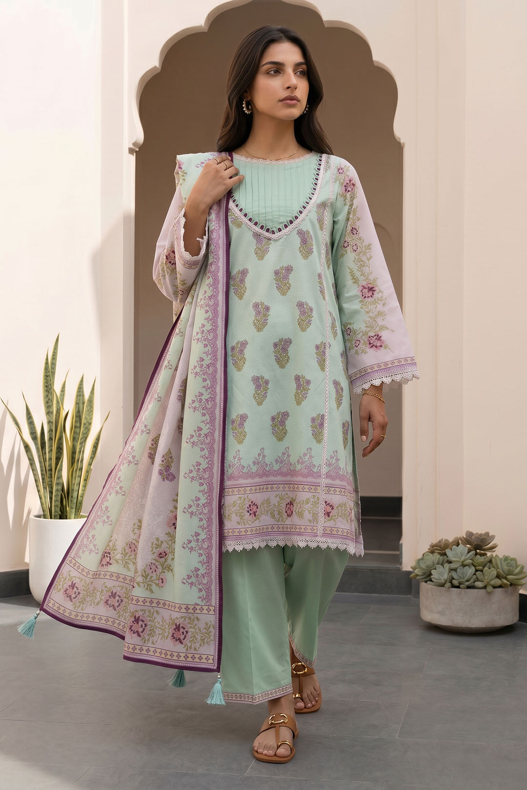 Shirt Shalwar Dupatta - 8102