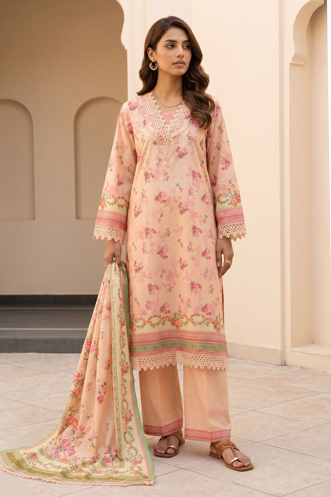 Shirt Shalwar Dupatta - 8103