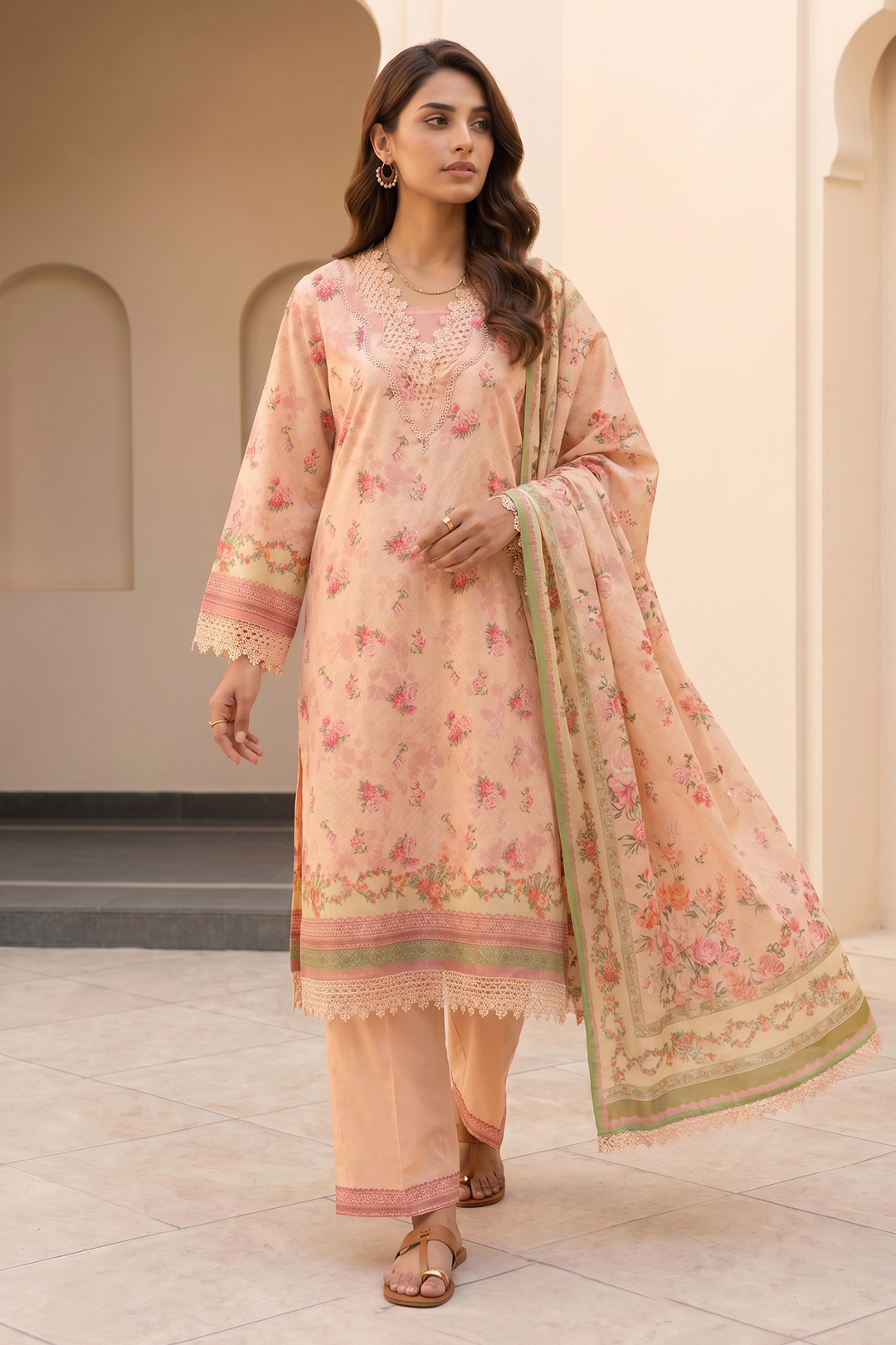 Shirt Shalwar Dupatta - 8103