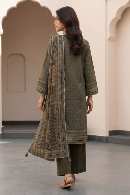 Shirt Shalwar Dupatta - 8104