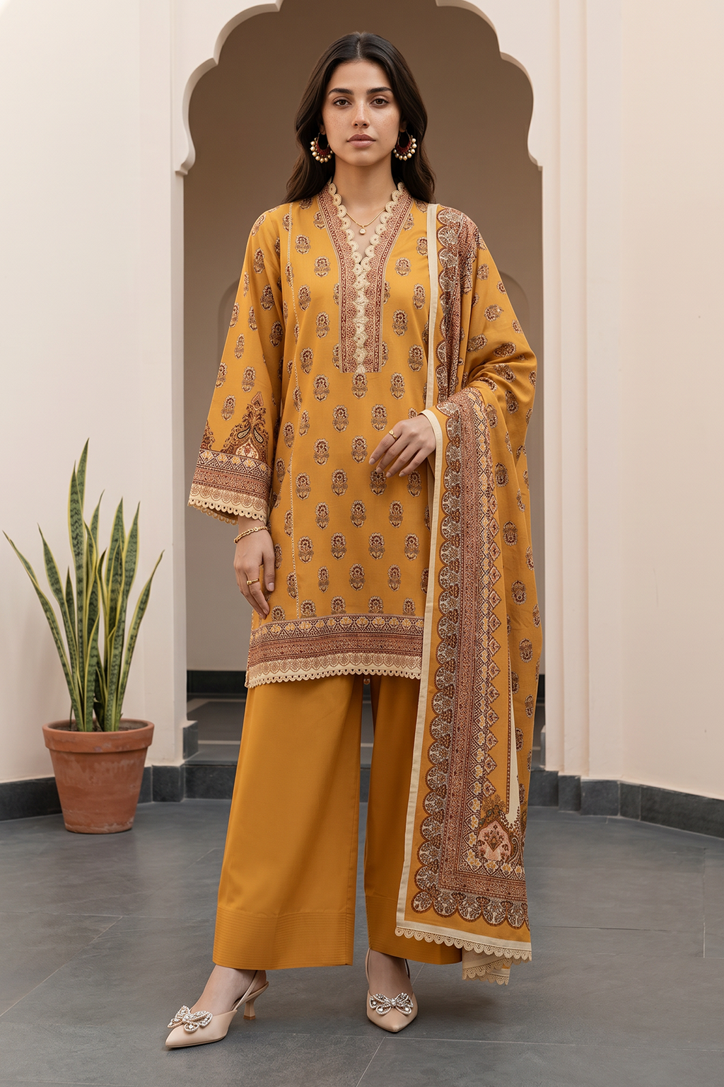 Shirt Shalwar Dupatta - 8110