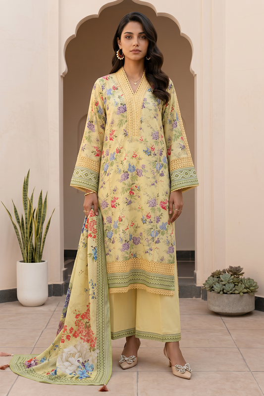 Shirt Shalwar Dupatta - 8106