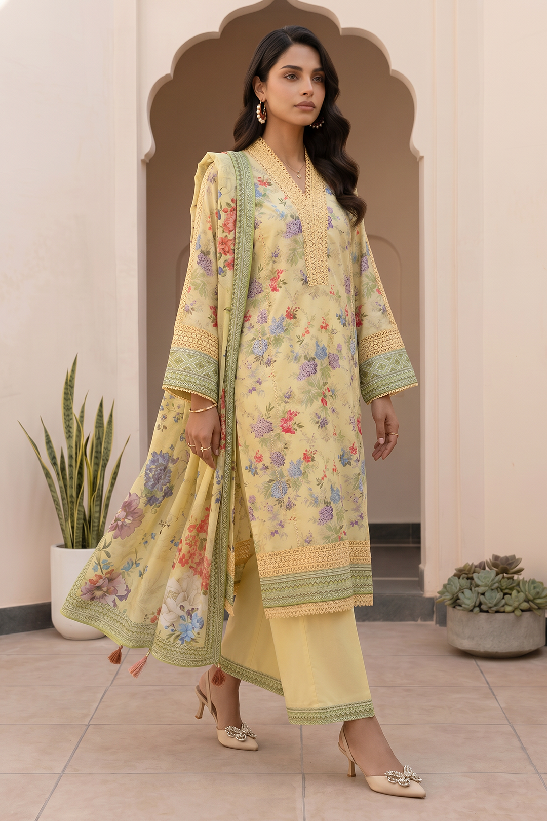 Shirt Shalwar Dupatta - 8106