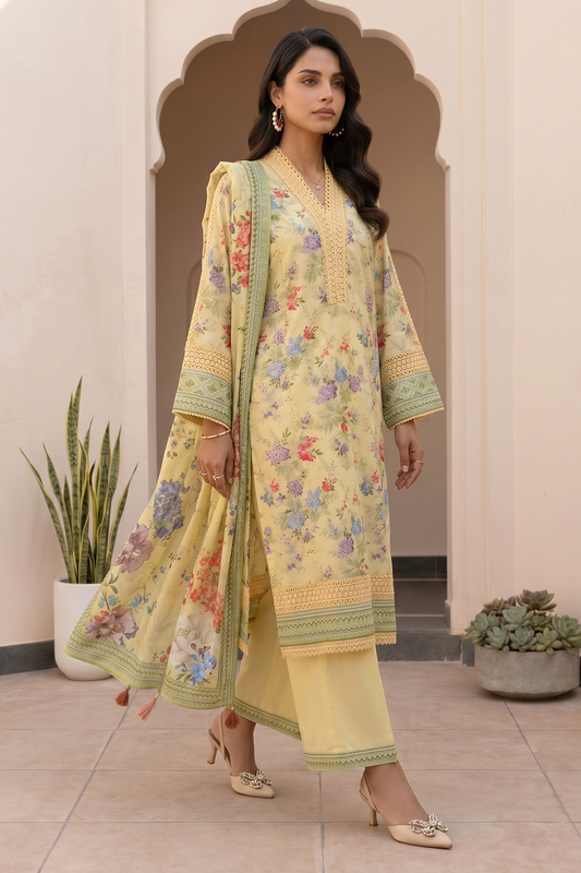 Shirt Shalwar Dupatta - 8106