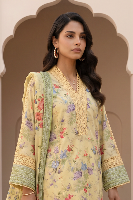 Shirt Shalwar Dupatta - 8106