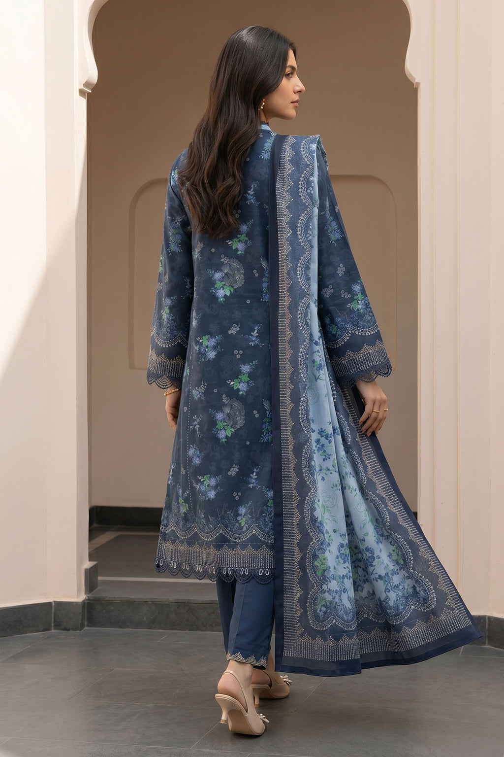 Shirt Shalwar Dupatta - 8107