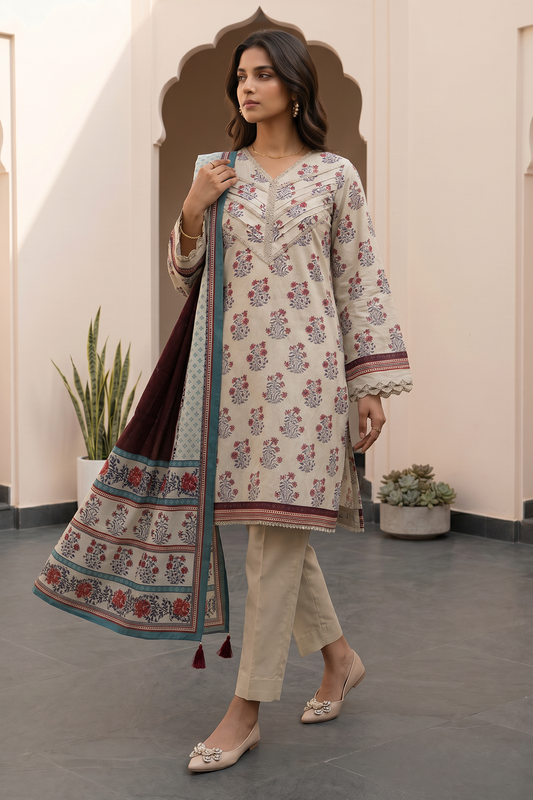 Shirt Shalwar Dupatta - 8108