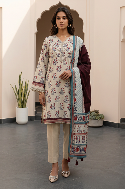 Shirt Shalwar Dupatta - 8108