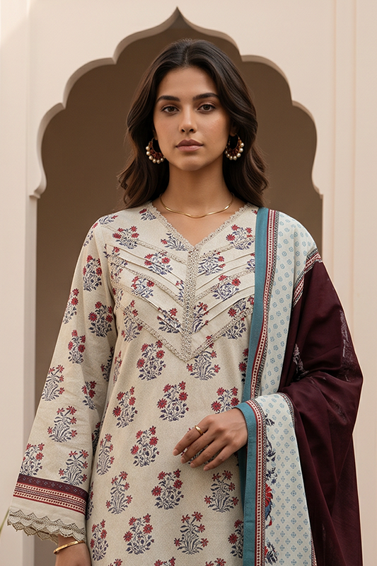 Shirt Shalwar Dupatta - 8108