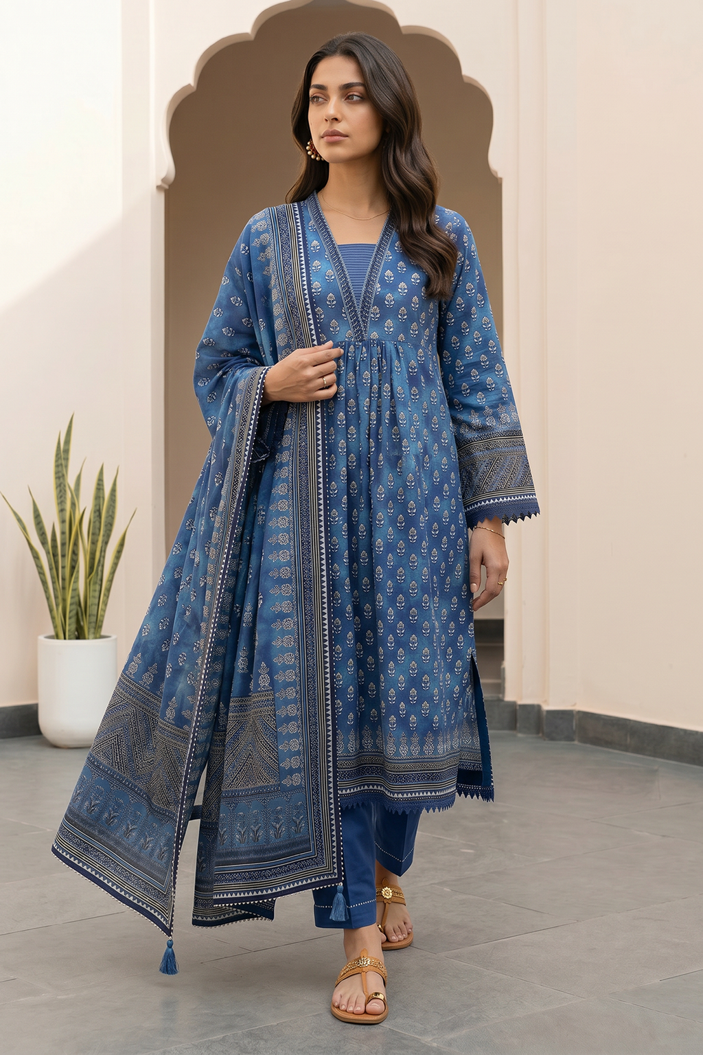 Shirt Shalwar Dupatta - 8111