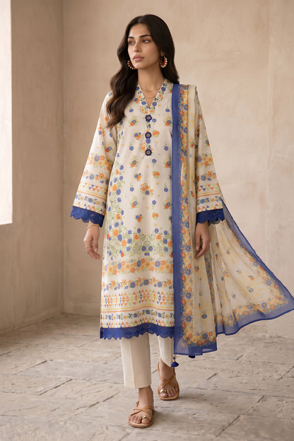 Shirt Shalwar Dupatta - 8114