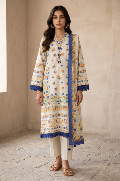Shirt Shalwar Dupatta - 8114