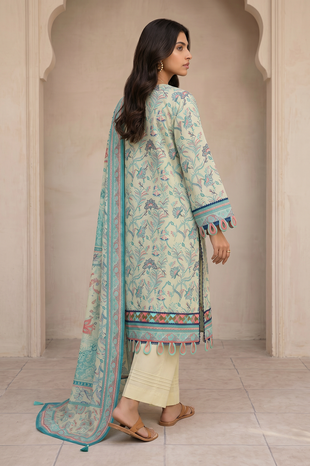 Shirt Shalwar Dupatta - 8115