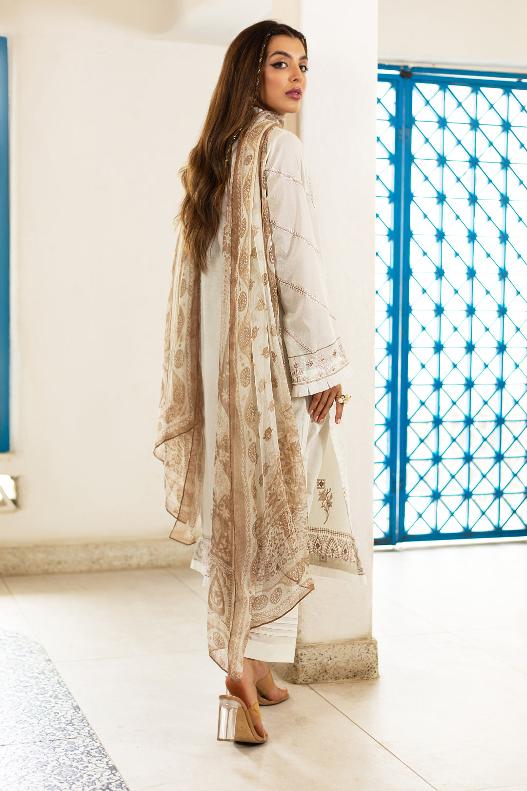 Embroidered Shirt Shalwar Dupatta - 1995