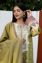 Embroidered Shirt Shalwar Dupatta - 0317