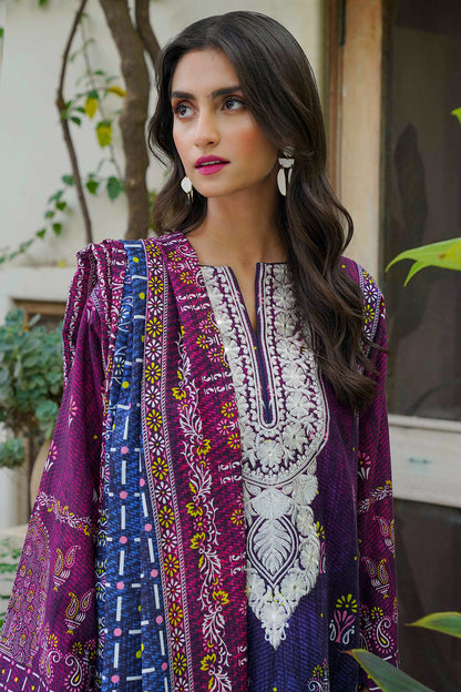 Embroidered Shirt Shalwar Dupatta - 0322