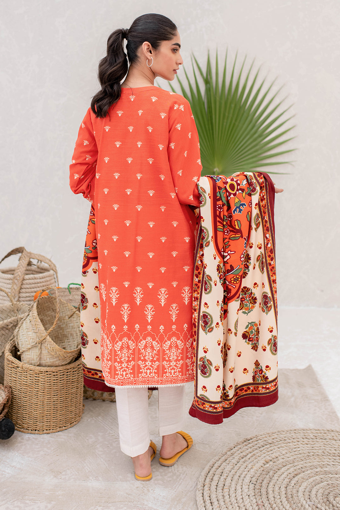 Embroidered Shirt Dupatta - 0018