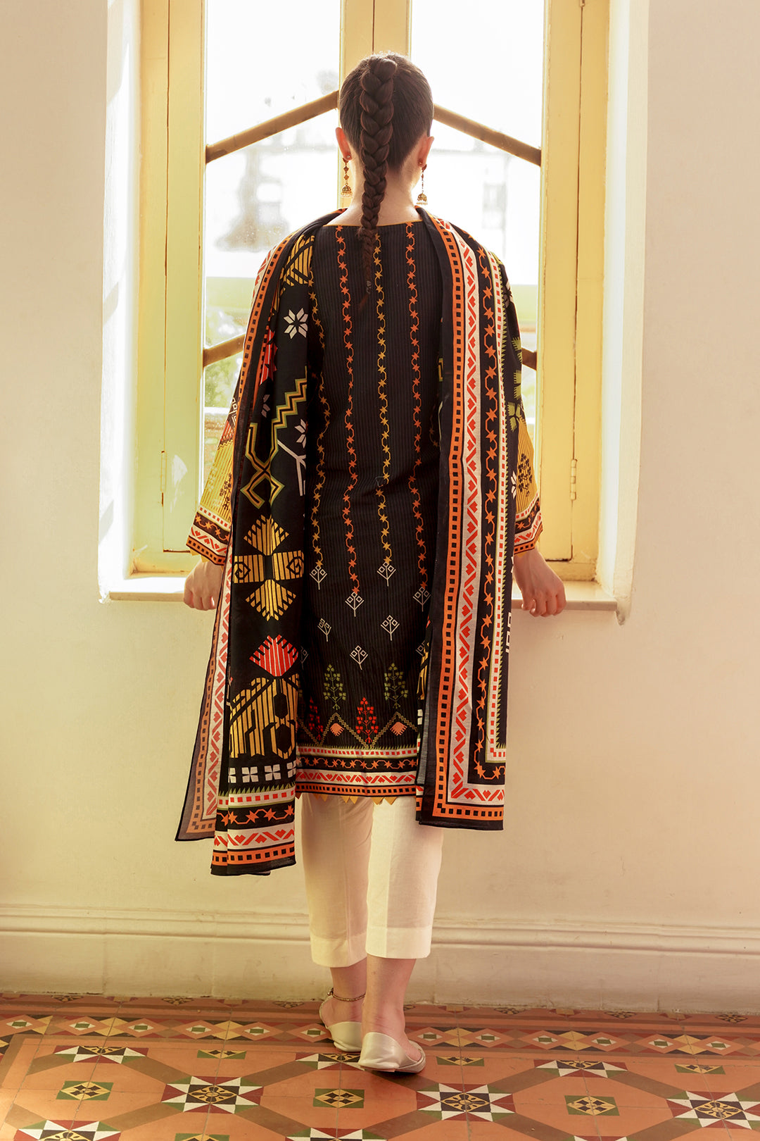 Embroidered Shirt Dupatta - 0020