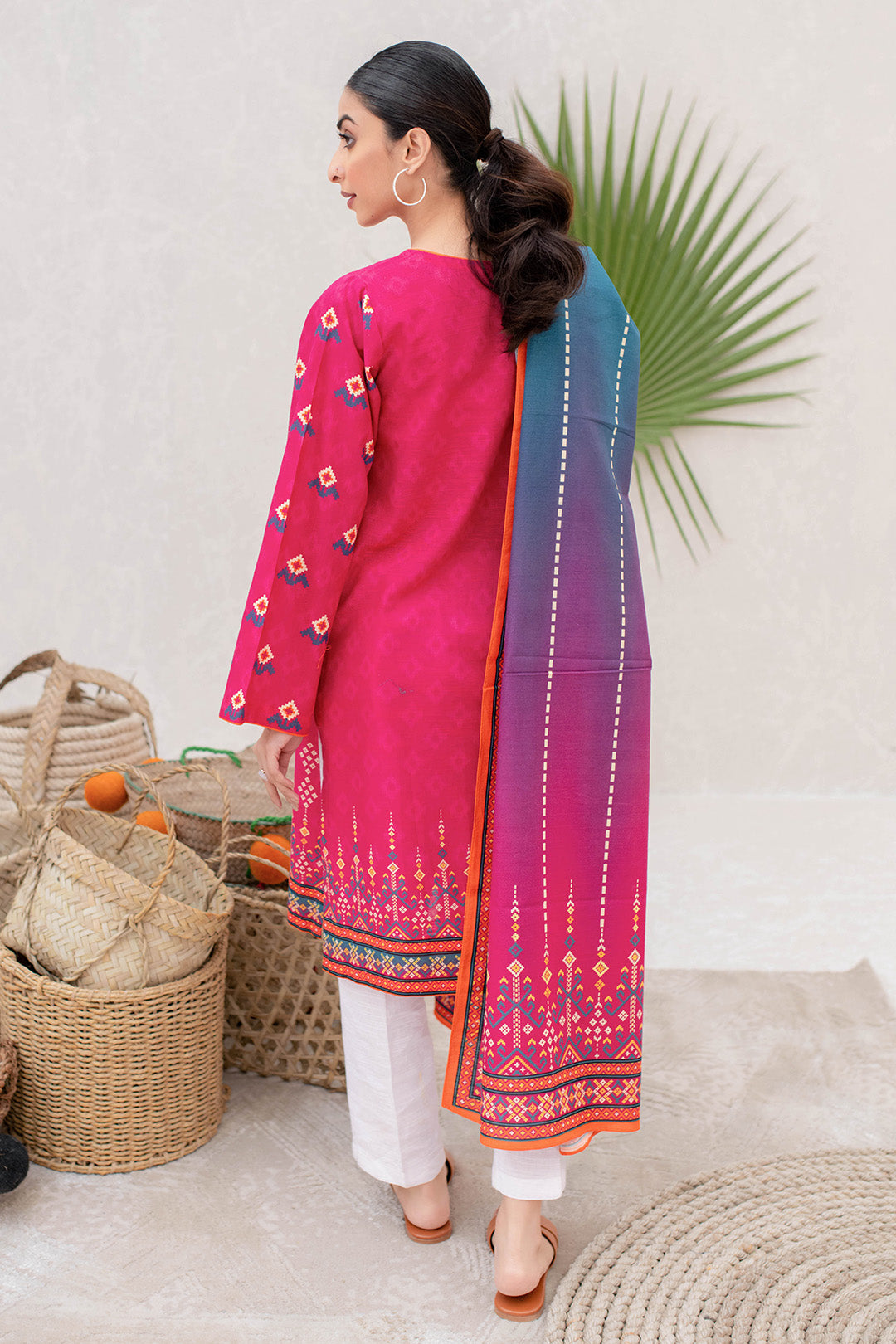 Embroidered Shirt Dupatta - 0023