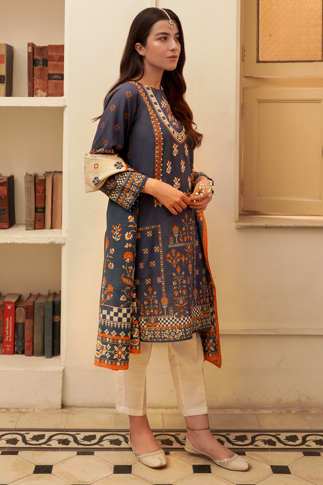 Embroidered Shirt Dupatta - 0024