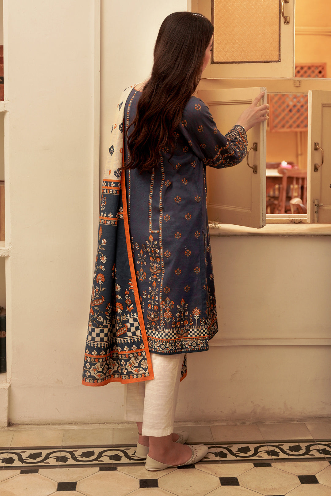 Embroidered Shirt Dupatta - 0024