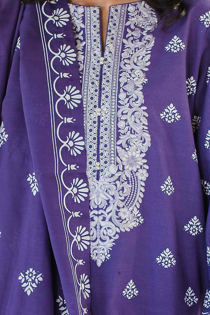 Embroidered Shirt Dupatta - 0068