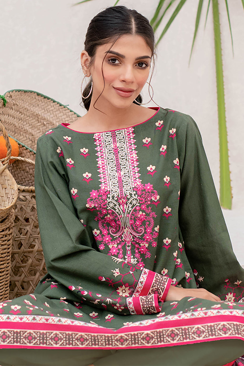 Embroidered Shirt Shalwar Dupatta - 0049