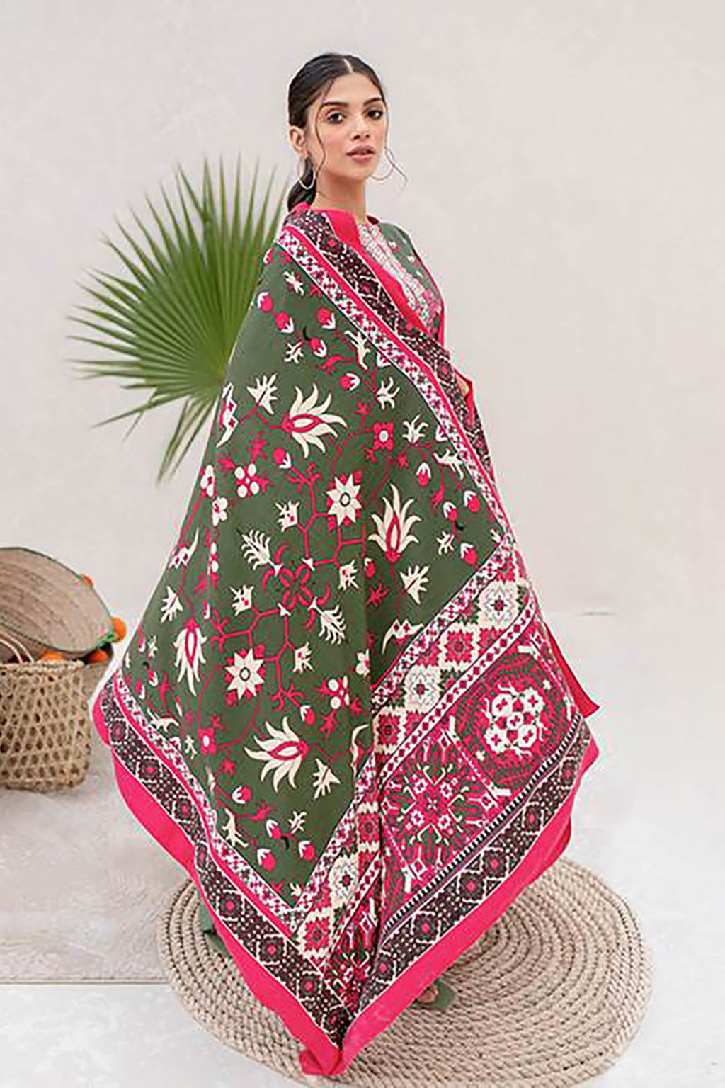 Embroidered Shirt Shalwar Dupatta - 0049