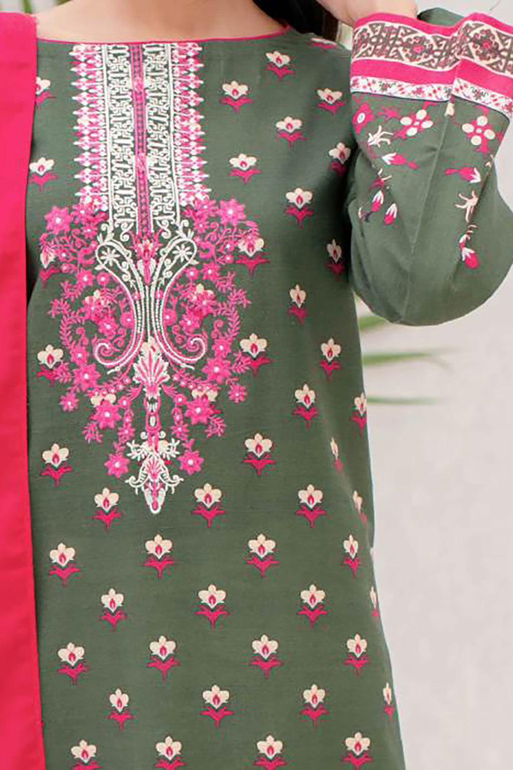 Embroidered Shirt Shalwar Dupatta - 0049