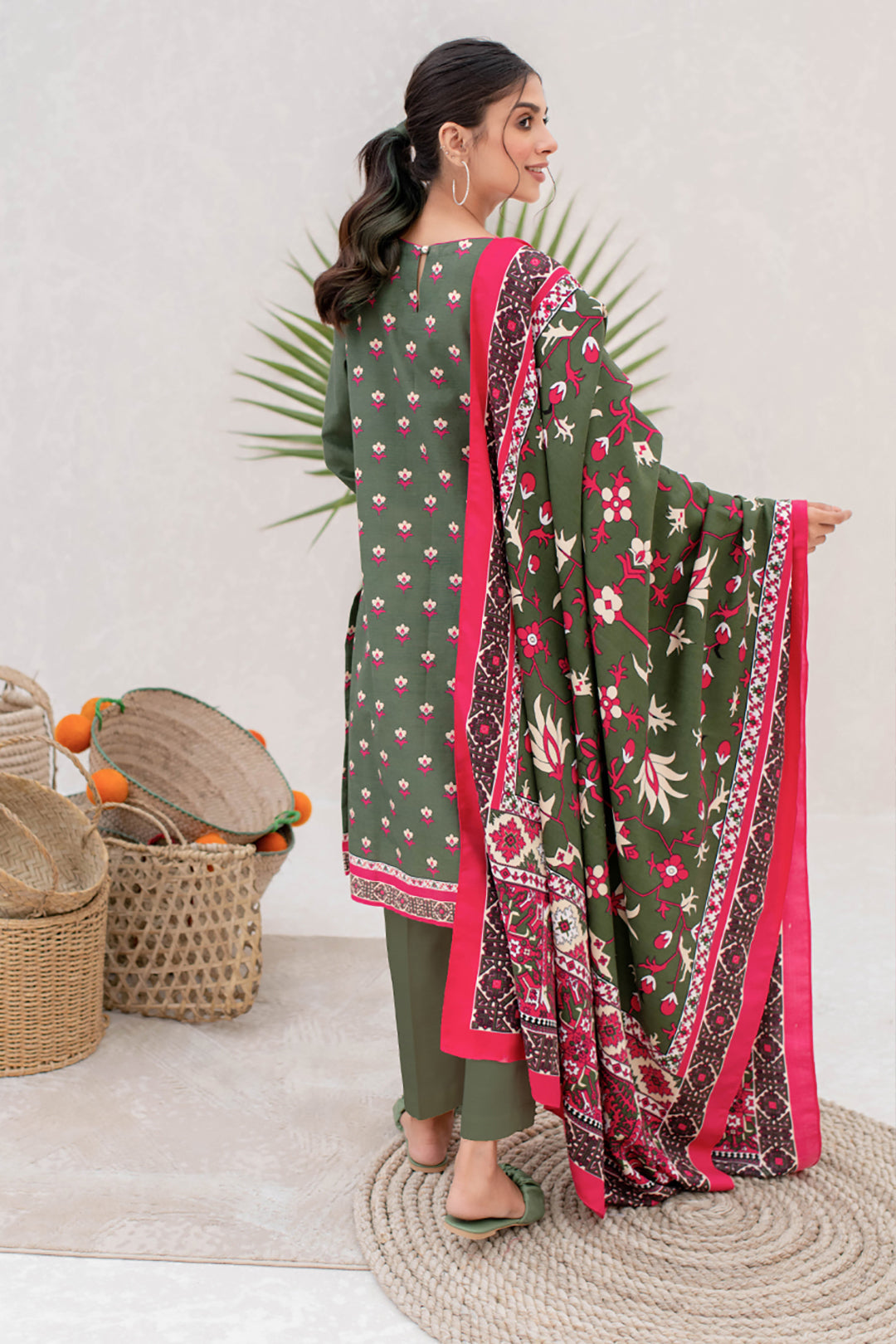 Embroidered Shirt Shalwar Dupatta - 0049